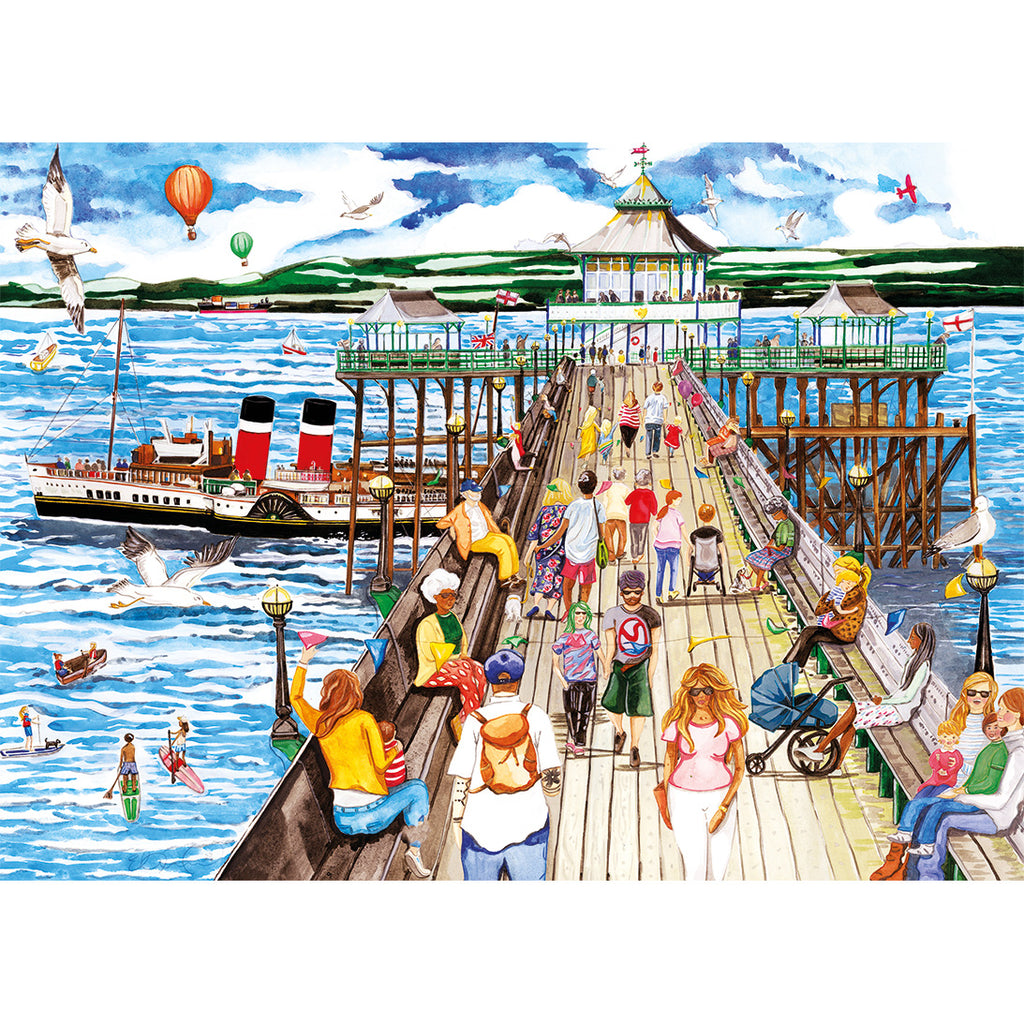 Clevedon Pier – 1000 Piece Jigsaw Puzzle (Gibsons)