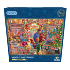 Box, straight on: Santa's Sweetshop – 1000 Piece Jigsaw Puzzle (Gibsons)