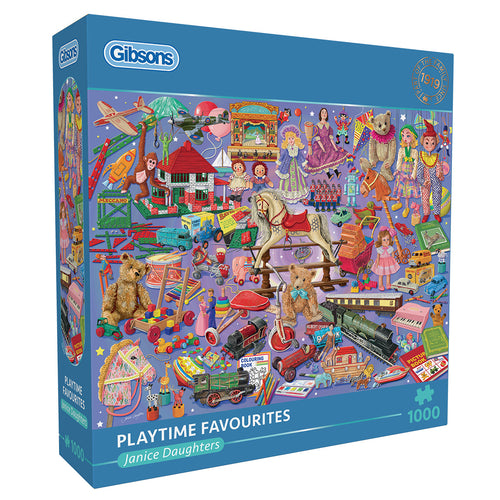 Playtime Favourites – 1000 Piece Jigsaw Puzzle (Gibsons) - Completed Puzzle