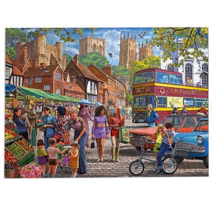 Gibsons - York Market - 1000 Piece Jigsaw Puzzle