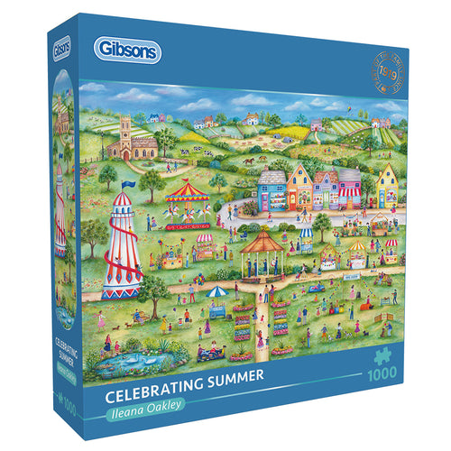 Celebrating Summer – 1000 Piece Jigsaw Puzzle (Gibsons) - Completed Puzzle