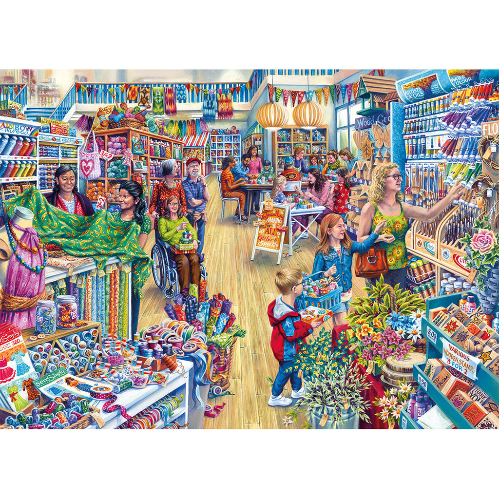Crafter's Paradise – 1000 Piece Jigsaw Puzzle (Gibsons)