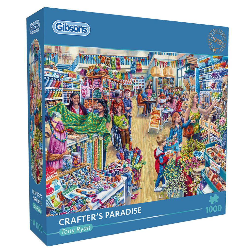 Crafter's Paradise – 1000 Piece Jigsaw Puzzle (Gibsons)