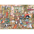 Courtyard Cats – 1000 Piece Jigsaw Puzzle (Gibsons)