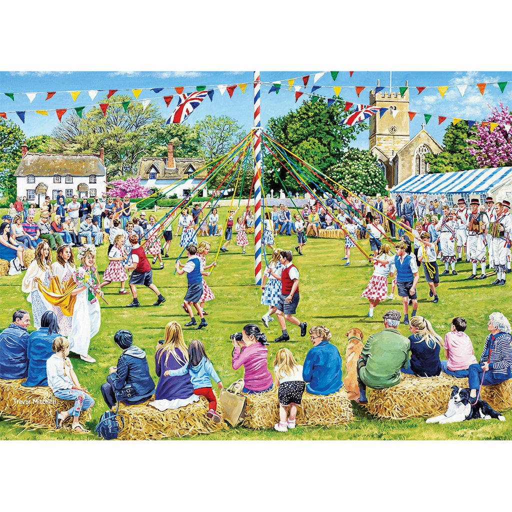Around the Maypole – 1000 Piece Jigsaw Puzzle (Gibsons)