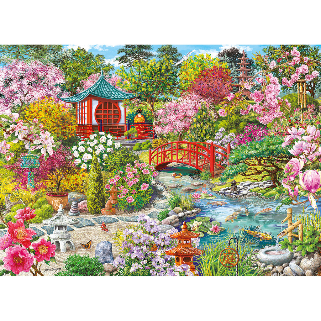 The Japanese Garden – 1000 Piece Jigsaw Puzzle (Gibsons)