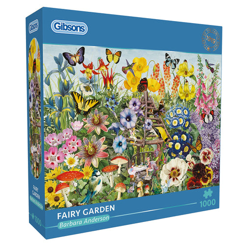 Fairy Garden – 1000 Piece Jigsaw Puzzle (Gibsons) - Completed Puzzle