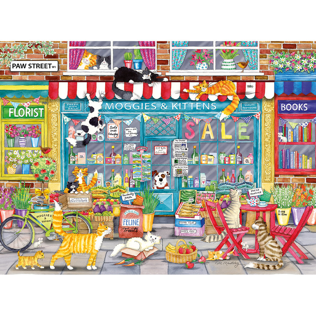 Moggies & Kittens – 1000 Piece Jigsaw Puzzle (Gibsons)