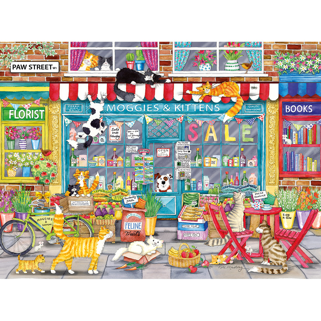 Moggies & Kittens – 1000 Piece Jigsaw Puzzle (Gibsons)
