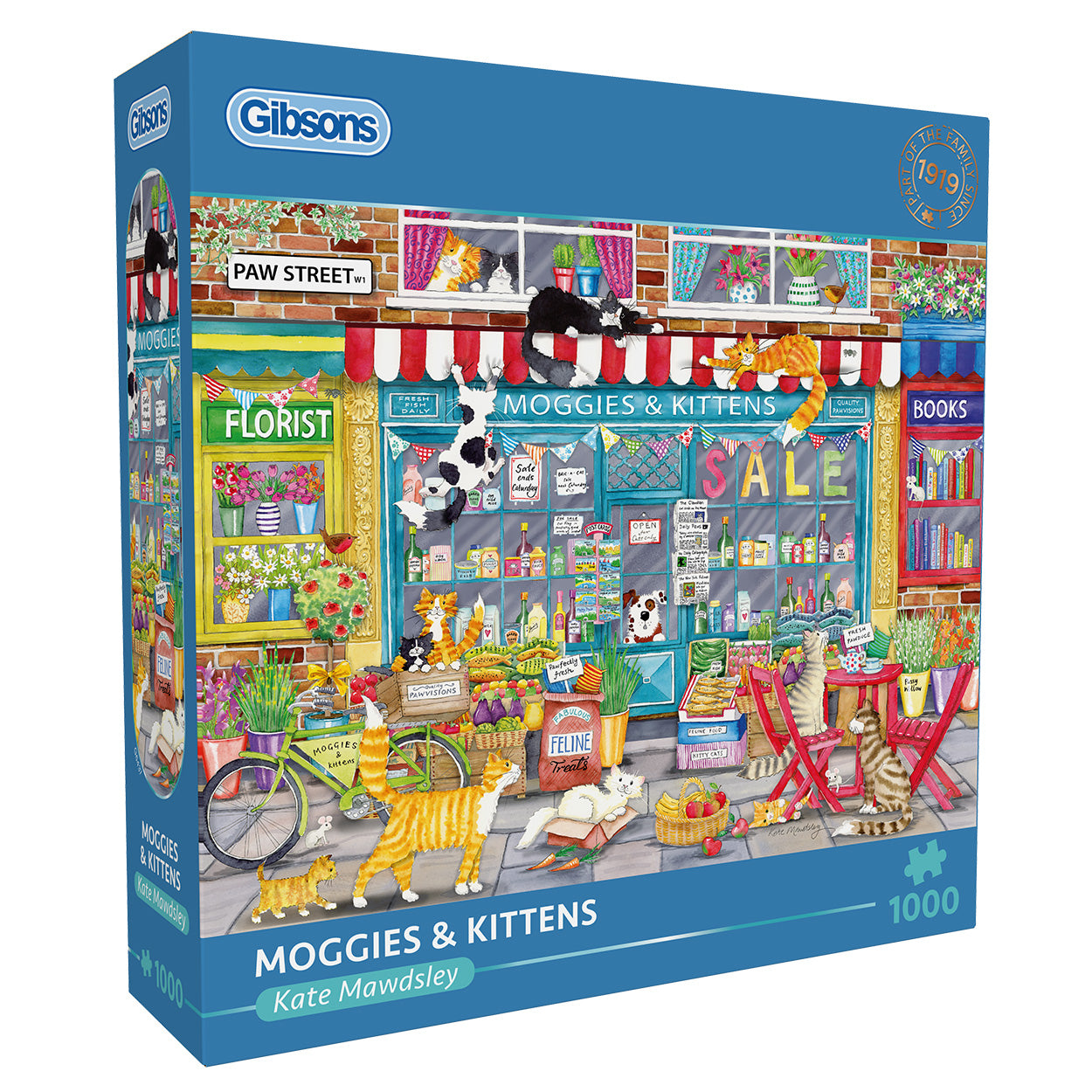Moggies & Kittens – 1000 Piece Jigsaw Puzzle (Gibsons)
