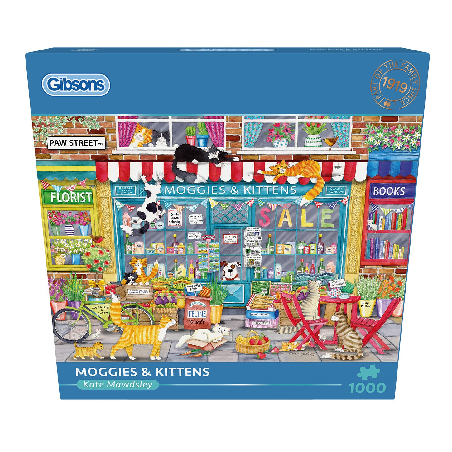 Moggies & Kittens – 1000 Piece Jigsaw Puzzle (Gibsons)