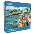Box, turned right: Gibsons - Dining at Tenby - 1000 Piece Jigsaw Puzzle