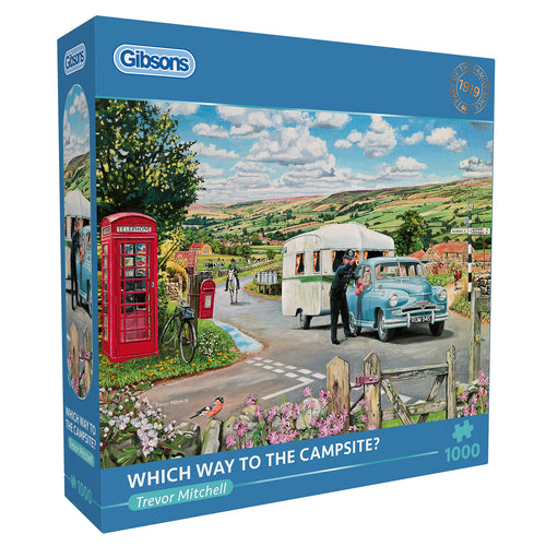 Which Way to the Campsite? – 1000 Piece Jigsaw Puzzle (Gibsons) - Image 2