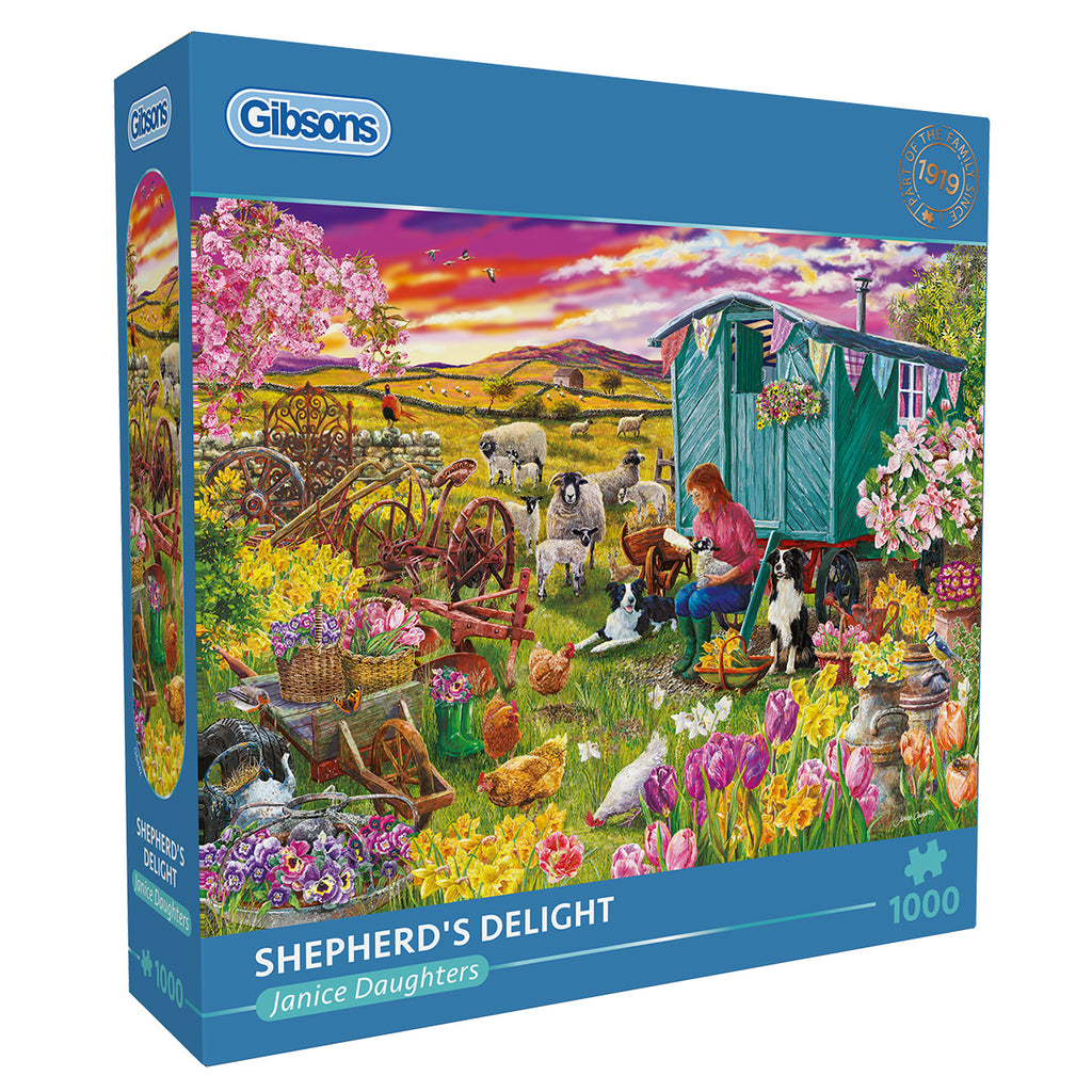 Shepherd's Delight – 1000 Piece Jigsaw Puzzle (Gibsons)