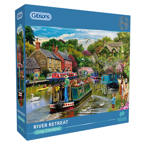 River Retreat – 1000 Piece Jigsaw Puzzle (Gibsons) - Image 2