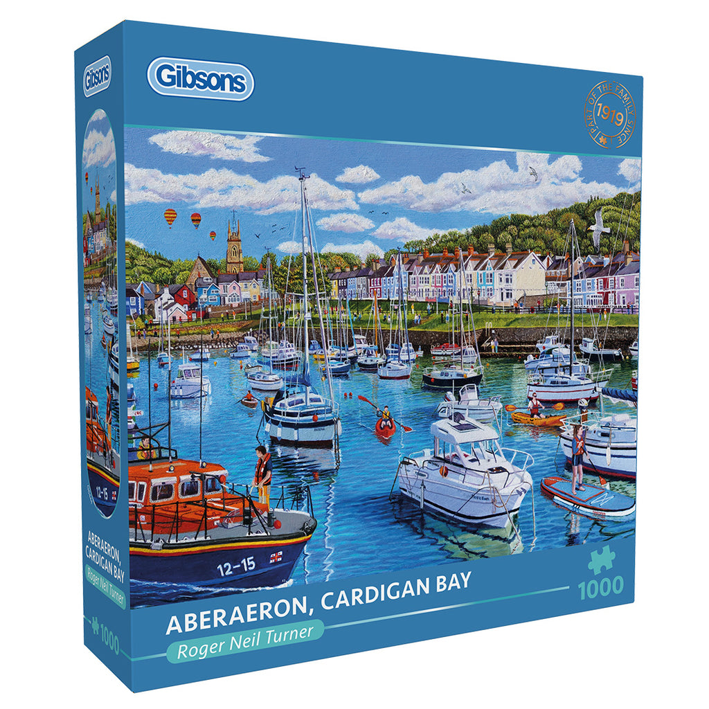 Aberaeron, Cardigan Bay – 1000 Piece Jigsaw Puzzle (Gibsons)