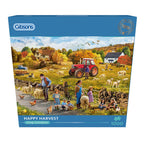 Box, straight on: Happy Harvest by Greg Giordano – 1000 Piece Jigsaw Puzzle (Gibsons)