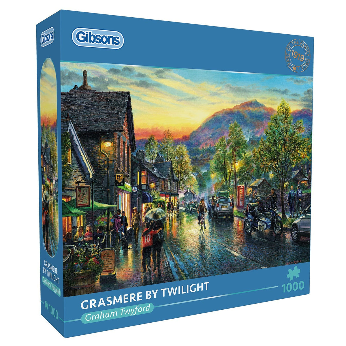Box, turned right: Grasmere by Twilight by Graham Twyford – 1000 Piece Jigsaw Puzzle (Gibsons)