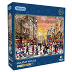Box, turned right: Holiday Hustle by Richard Macneil – 1000 Piece Jigsaw Puzzle (Gibsons)