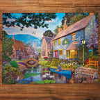 Made up: Tea on the River by Dominic Davison – 1000 Piece Jigsaw Puzzle (Gibsons)