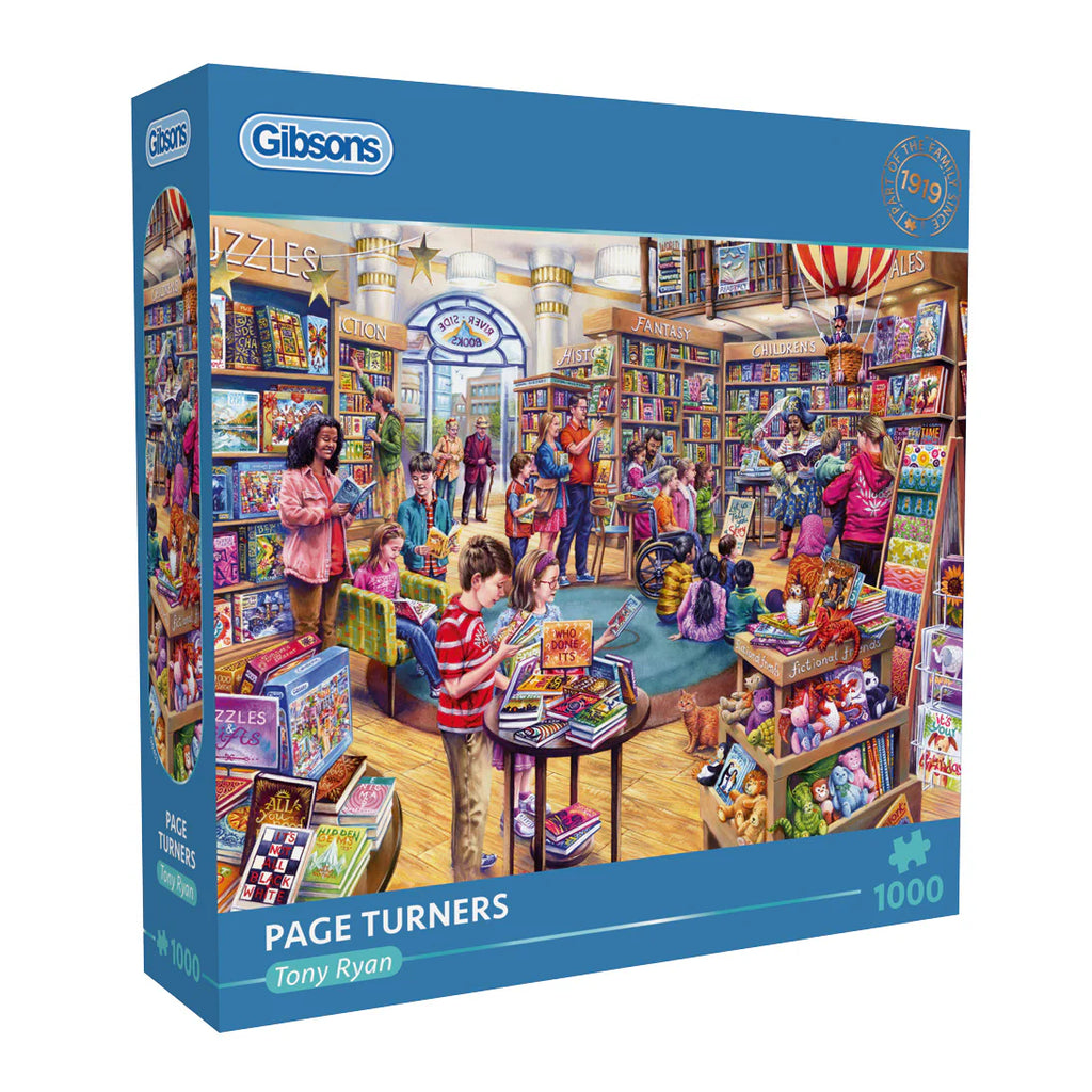 Page Turners By Tony Ryan 1000 Piece Jigsaw Puzzle Gibsons page-turners-by-tony-ryan-1000-piece-jigsaw-puzzle-gibsons