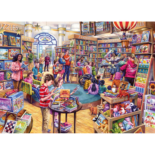 Page Turners by Tony Ryan - 1000 Piece Jigsaw Puzzle (Gibsons)