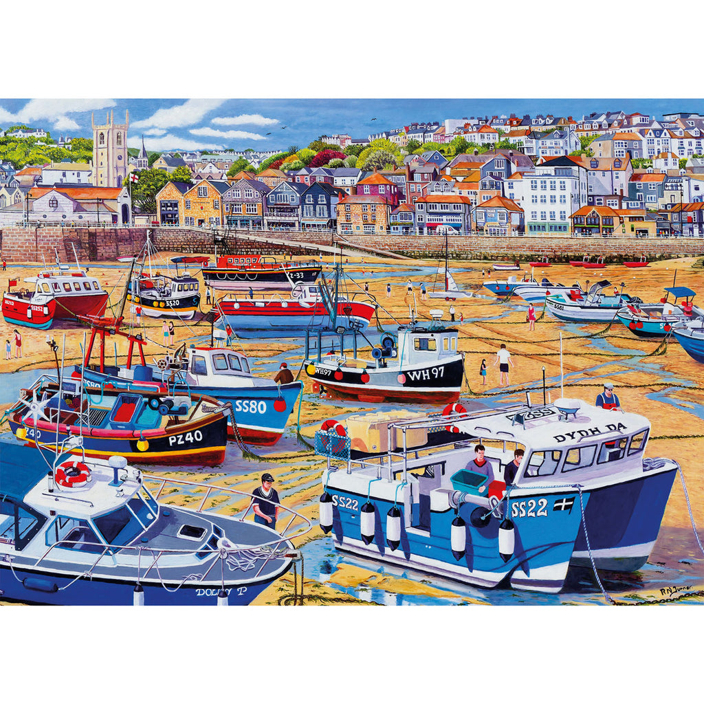 Sand at St Ives by Roger Neil Turner - 1000 Piece Jigsaw Puzzle (Gibsons)
