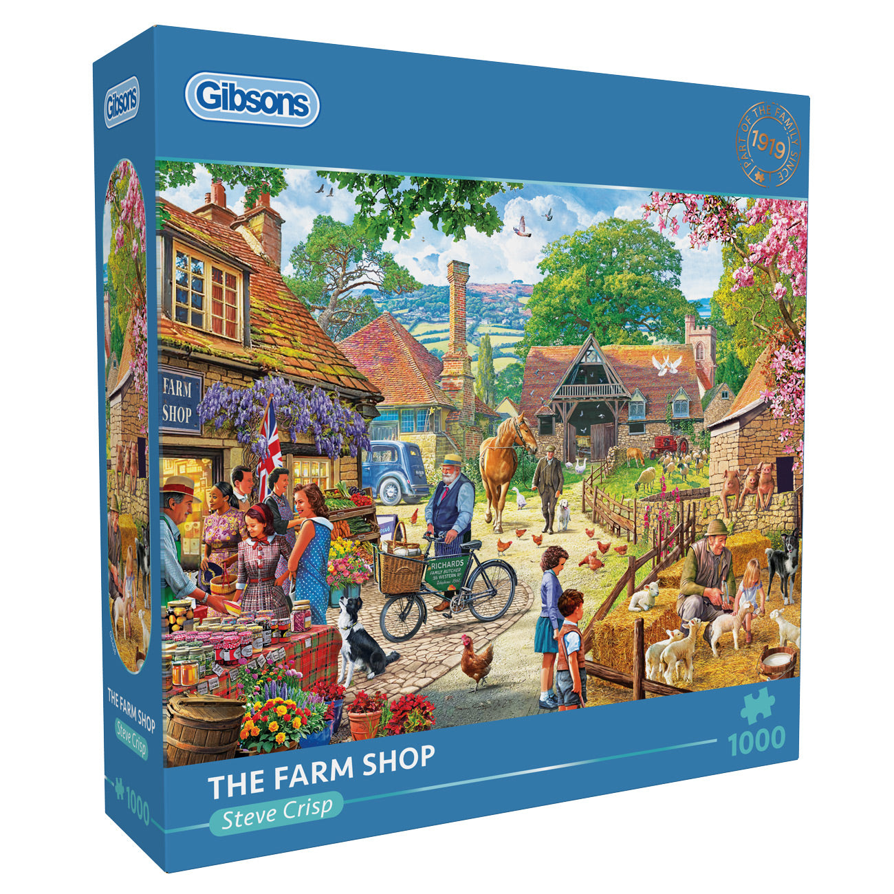 ** Pre-Order ** The Farm Shop by Steve Crisp - 1000 Piece Jigsaw Puzzle (Gibsons)
