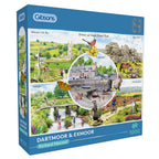Dartmoor & Exmoor by Richard Macneil - 1000 Piece Jigsaw Puzzle (Gibsons)