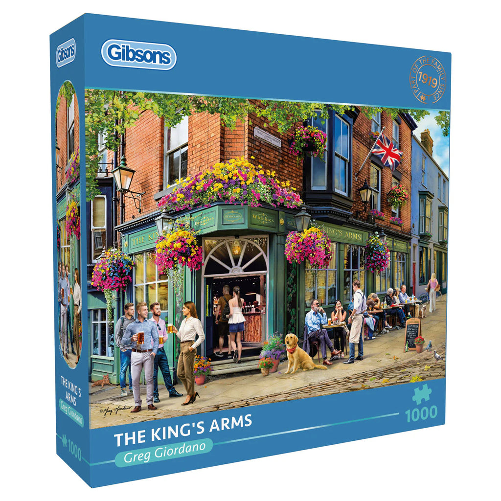 ** Pre-Order ** The King's Arms by Greg Giordano - 1000 Piece Jigsaw Puzzle (Gibsons)