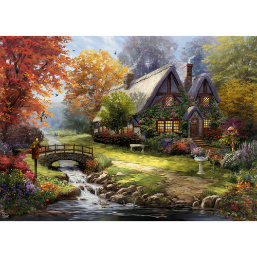 Birdsong Cottage by Thomas Kinkade Studios - 1000 Piece Jigsaw Puzzle (Gibsons)