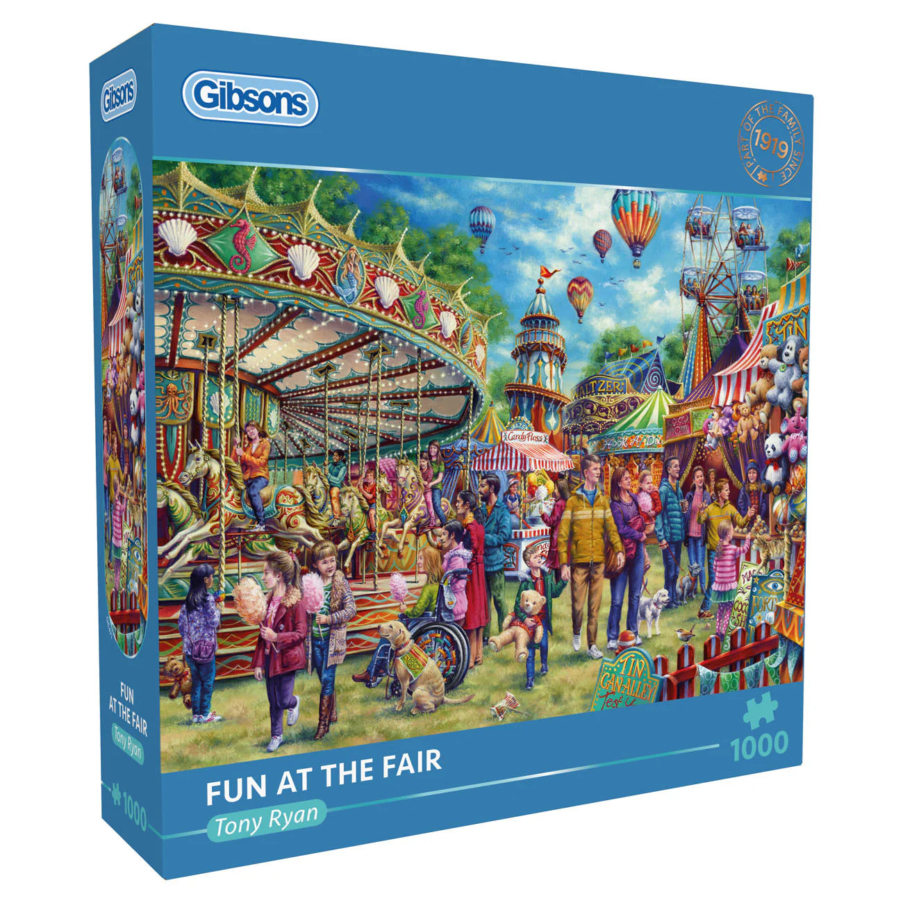 ** Pre-Order ** Fun at the Fair by Tony Ryan - 1000 Piece Jigsaw Puzzle (Gibsons)