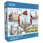 ** Pre-Order ** A Look at London by Richard Macneil - 1000 Piece Jigsaw Puzzle (Gibsons)