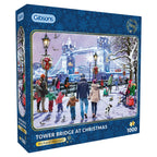 ** Pre-Order ** Tower Bridge at Christmas by Richard Macneil - 1000 Piece Jigsaw Puzzle (Gibsons)