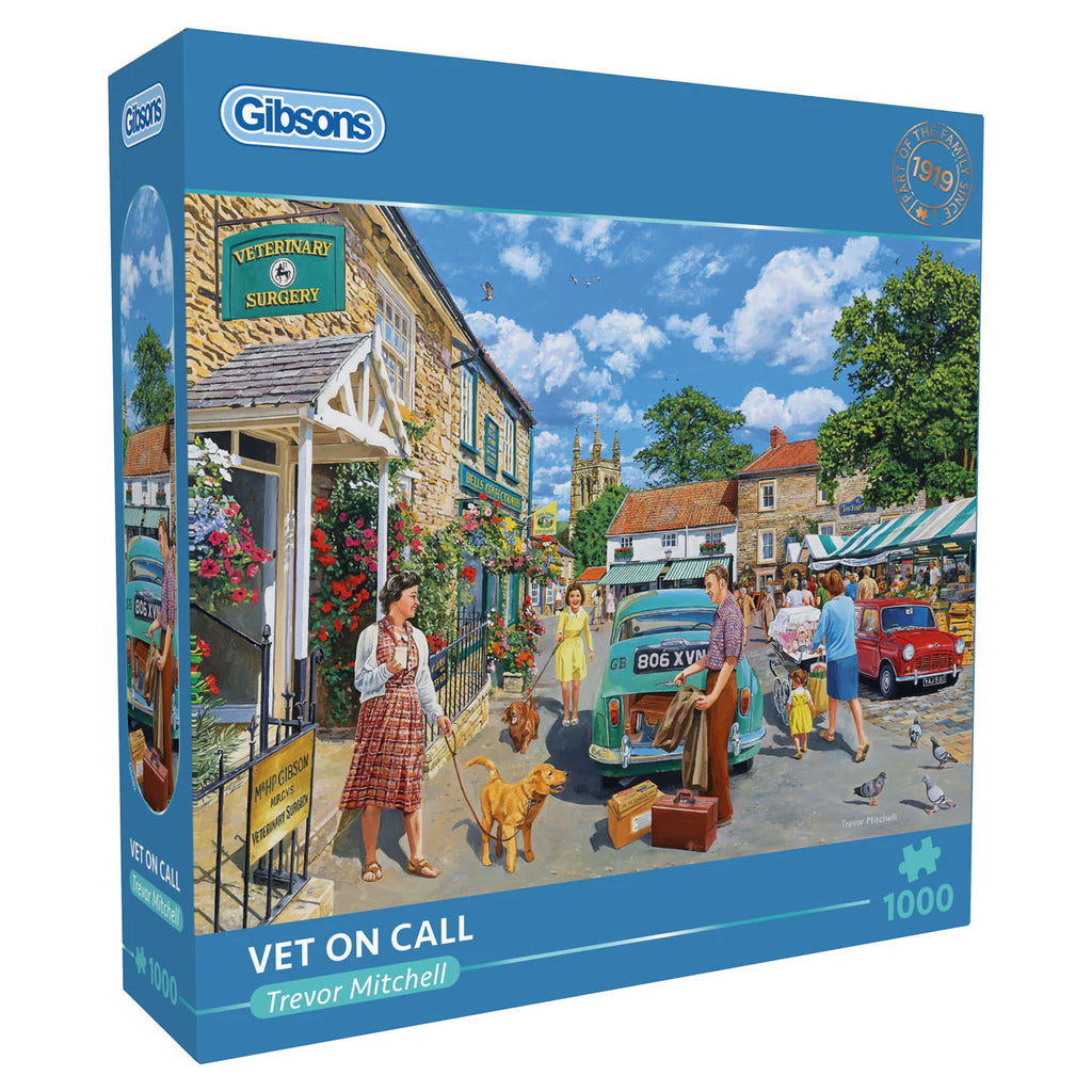 ** Pre-Order ** Vet on Call by Trevor Mitchell - 1000 Piece Jigsaw Puzzle (Gibsons)