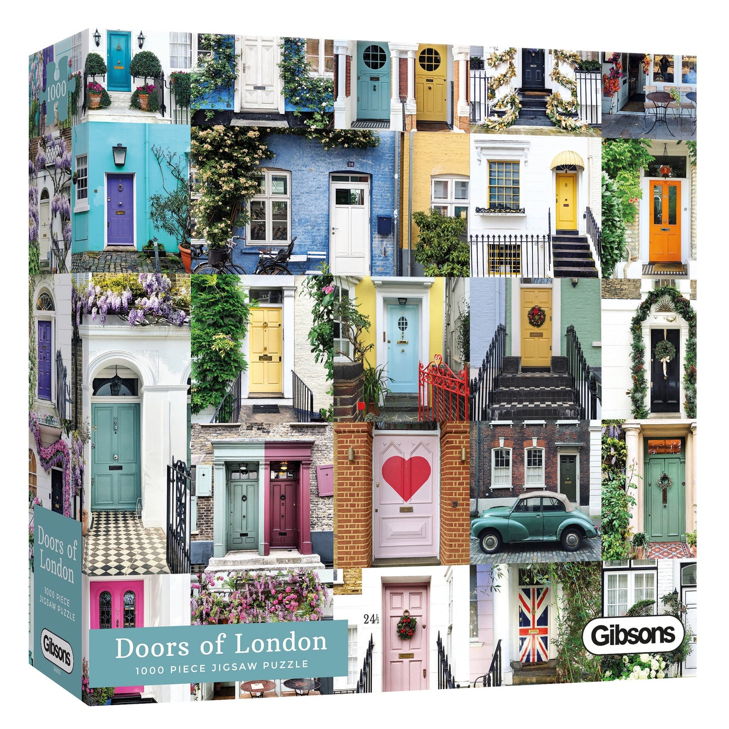 Gibsons - The Doors of London - 1000 Piece Jigsaw Puzzle