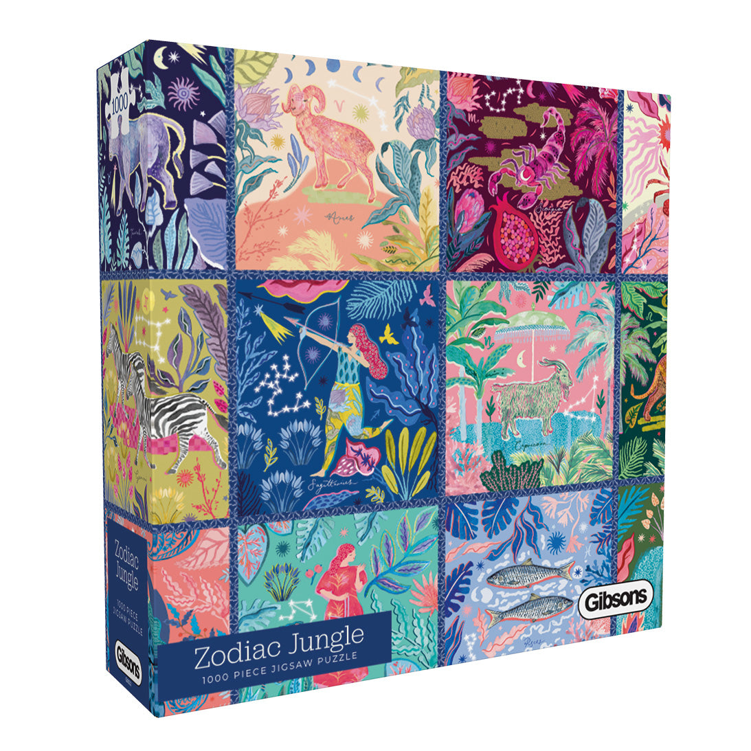Zodiac Jungle – 1000 Piece Jigsaw Puzzle (Gibsons)