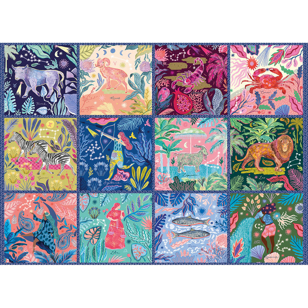 Zodiac Jungle – 1000 Piece Jigsaw Puzzle (Gibsons)