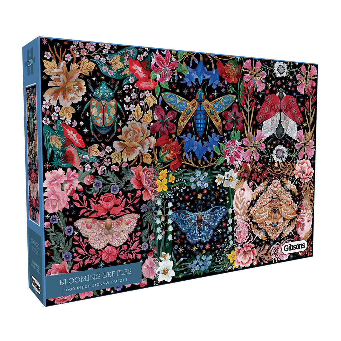 Box, turned right: Blooming Beetles – 1000 Piece Jigsaw Puzzle (Gibsons)