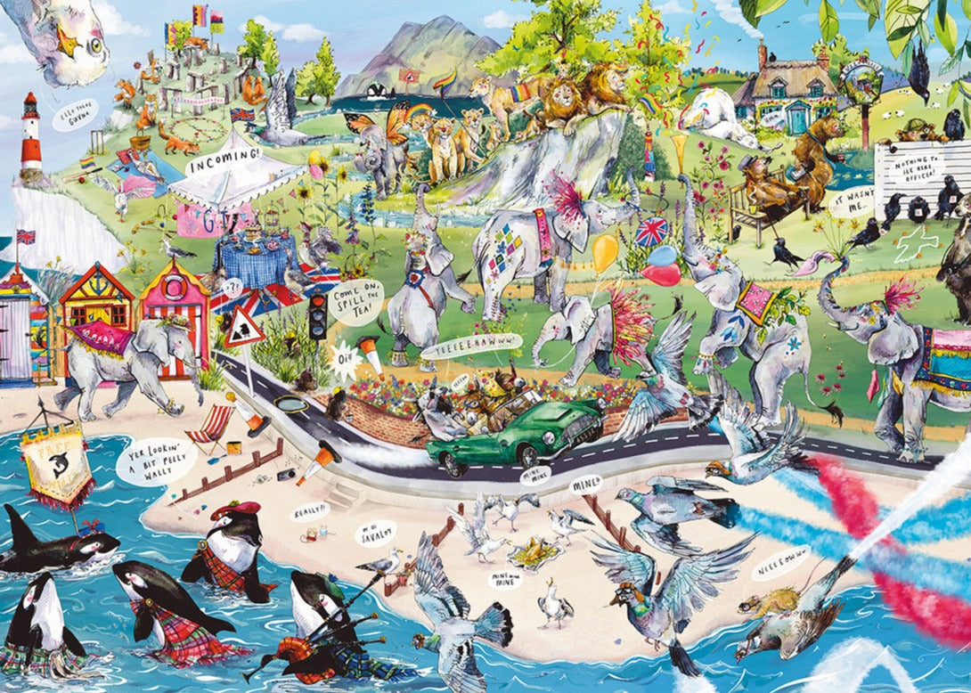 Herd of Hilarity – 1000 Piece Jigsaw Puzzle (Gibsons)