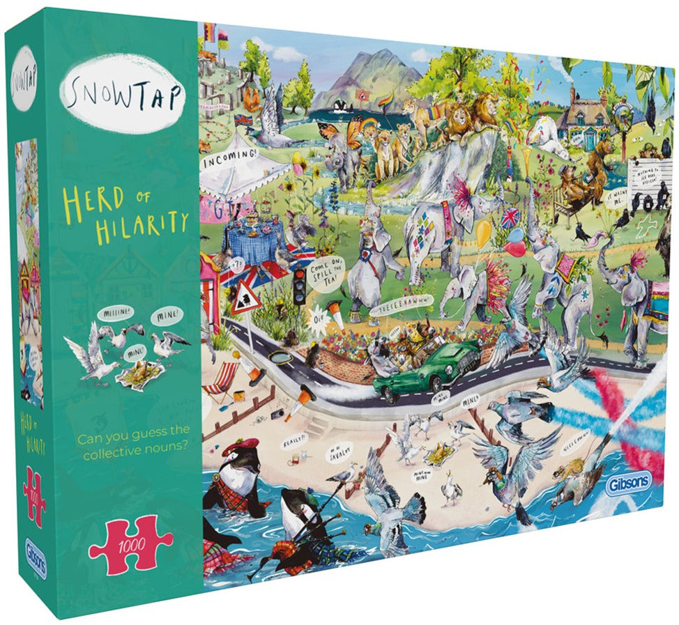 Herd of Hilarity – 1000 Piece Jigsaw Puzzle (Gibsons)
