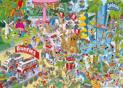 Jokesaws: Trouble in Paradise – 1000 Piece Jigsaw Puzzle (Gibsons)