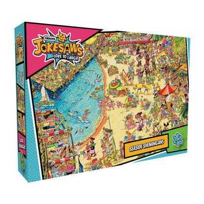 Gibsons - Jokesaws - Seaside Shenanigans - 1000 Piece Jigsaw Puzzle