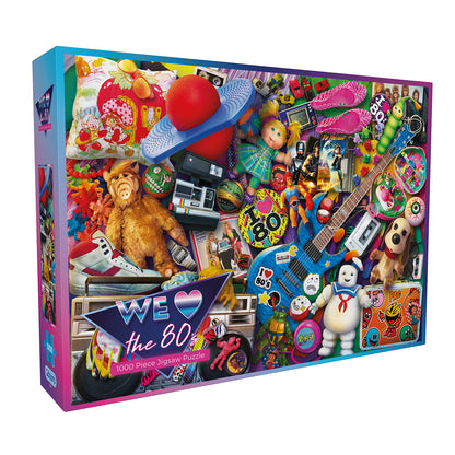 Gibsons - We Love the 80s - 1000 Piece Jigsaw Puzzle