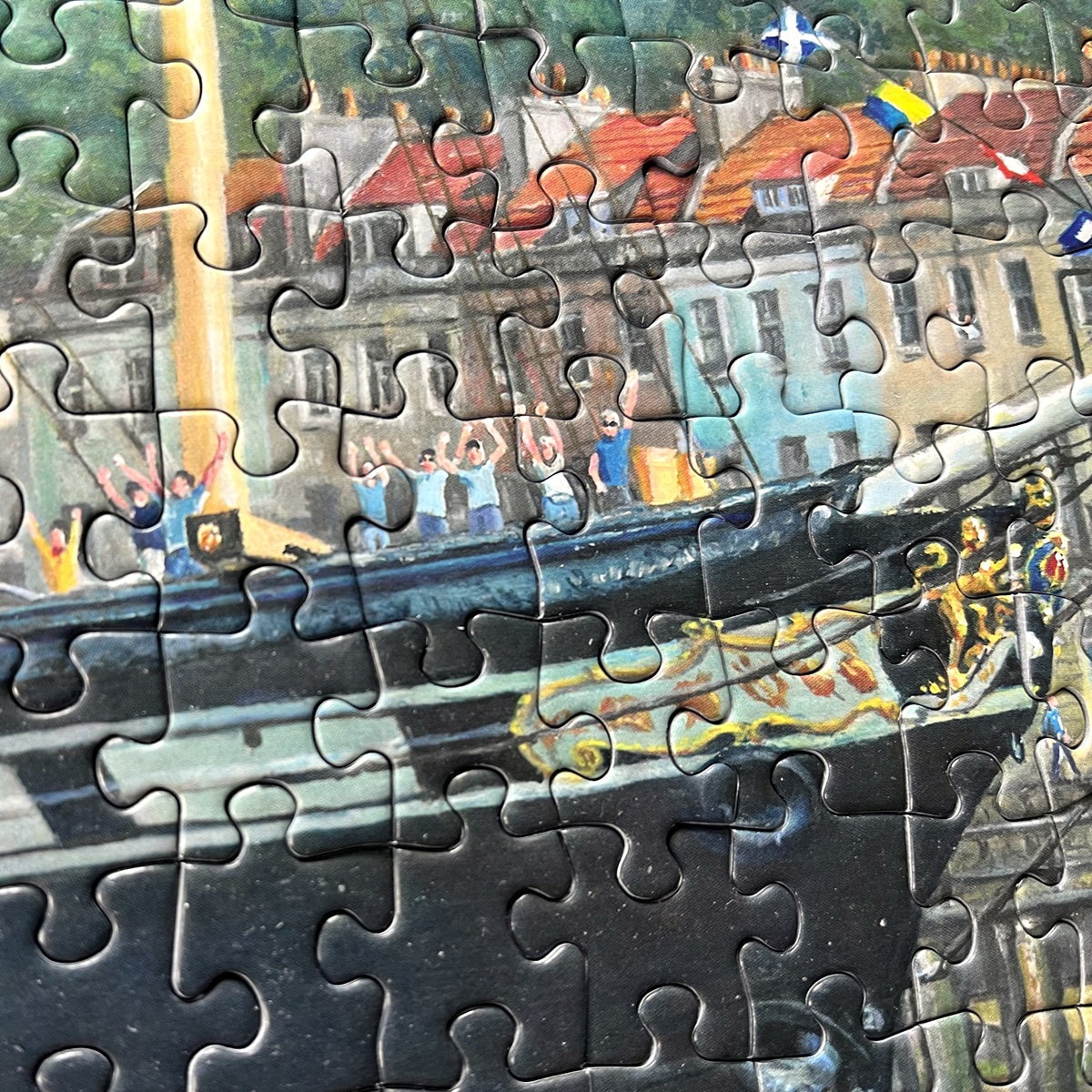 Puzzle in progress: An Imagined Odyssey – 1000 Piece Jigsaw Puzzle (Gibsons)