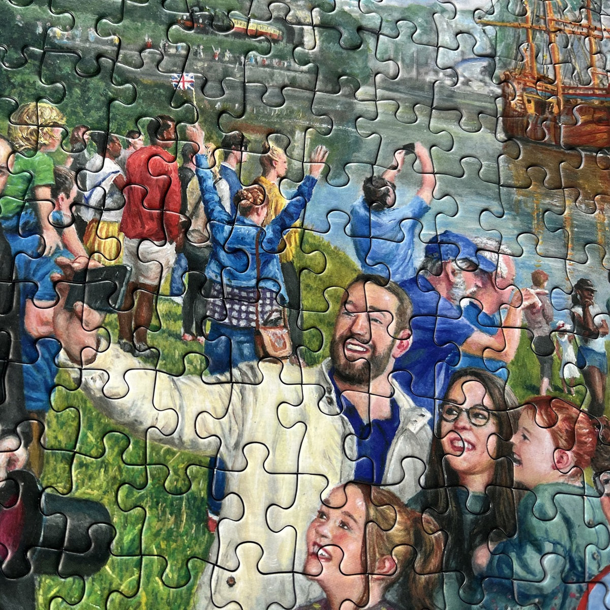 Puzzle in progress: An Imagined Odyssey – 1000 Piece Jigsaw Puzzle (Gibsons)