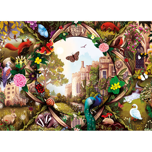 Haddon Hall by Gibsons – 1000 Piece Jigsaw Puzzle (Gibsons)