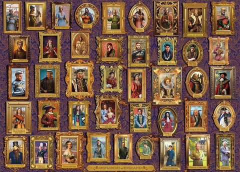 Monarchs of England – 1000 Piece Jigsaw Puzzle (Gibsons)