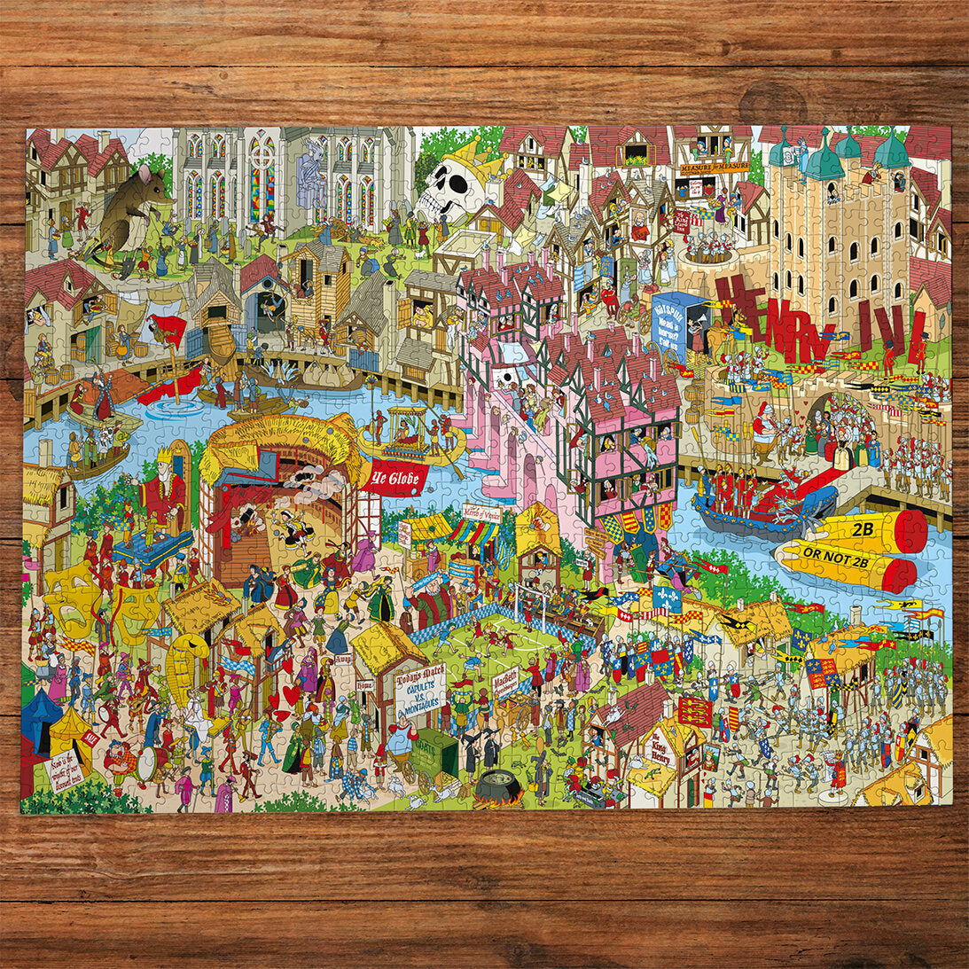 Made up: Shakespeare Shake-Up by Jokesaws – 1000 Piece Jigsaw Puzzle (Gibsons)