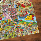 Puzzle in progress: Shakespeare Shake-Up by Jokesaws – 1000 Piece Jigsaw Puzzle (Gibsons)